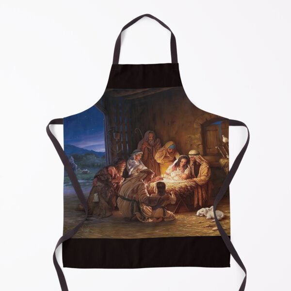 Item preview, Baby Jesus in the Manger designed and sold by Rowena Jones.