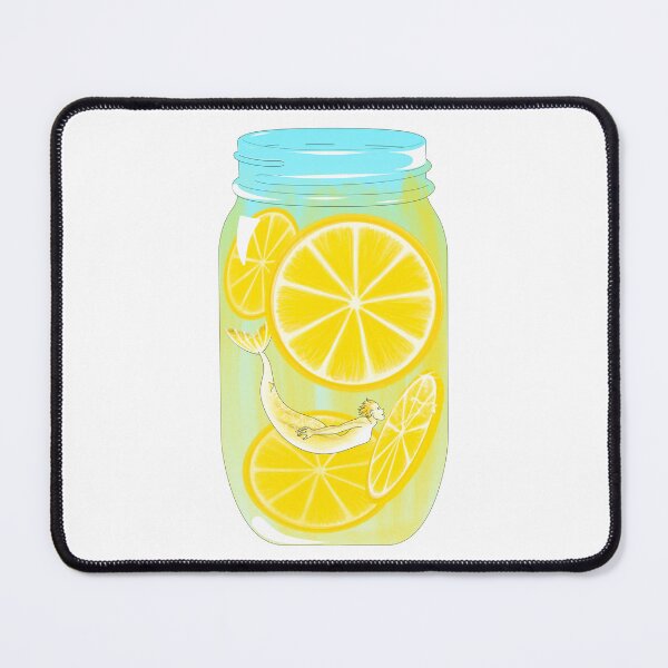 Item preview, Lemonade lemon shark mermaid designed and sold by KalNatArt.