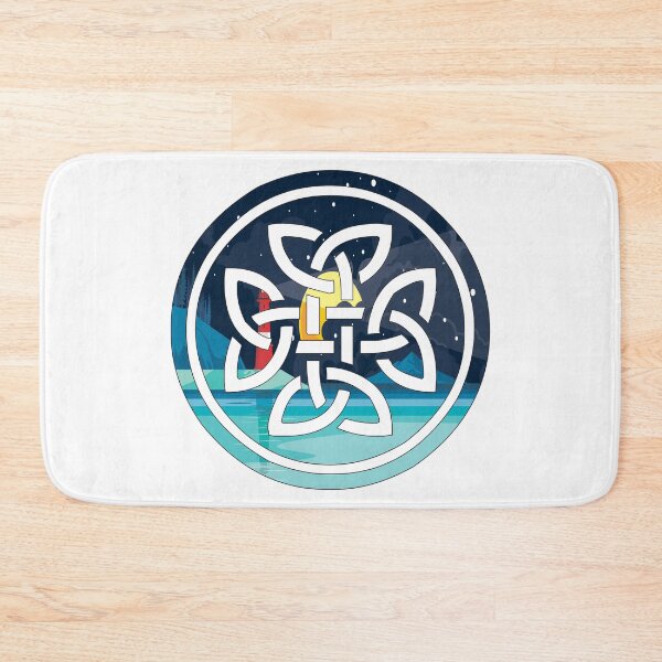 Item preview, Lighthouse At Night Inside A Celtic Knot designed and sold by damonasplace.