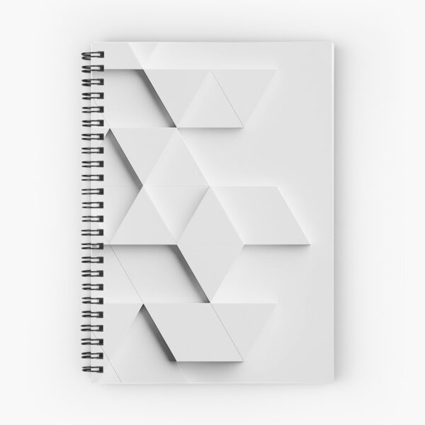 Item preview, Random shifted white triangle background wallpaper pattern designed and sold by UDDesign.