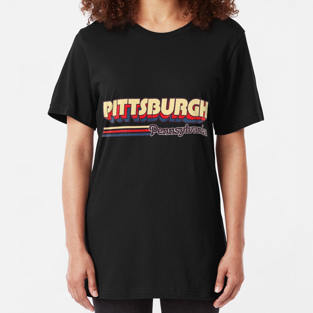 Pittsburgh, PA | City Stripes Slim Fit T-Shirt
