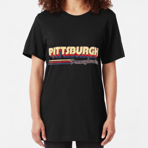 Pittsburgh, PA | City Stripes Slim Fit T-Shirt