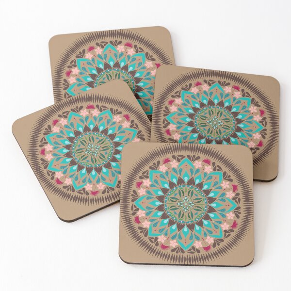 Item preview, Tropical leaf mandala designed and sold by Anakathrin.