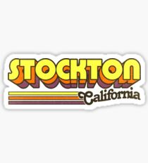 Stockton, CA | City Stripes Sticker