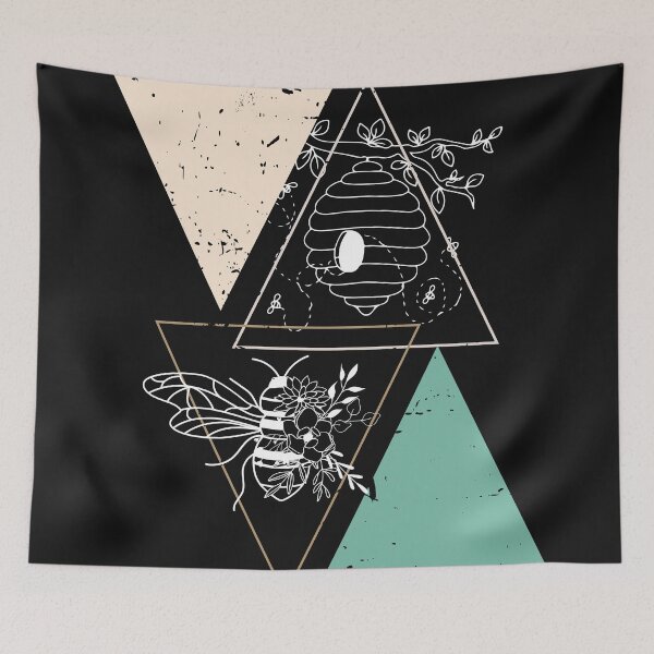 Item preview, abstract bee designed and sold by Soofingscapes.