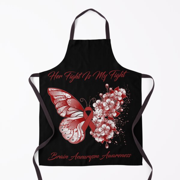 Item preview, Her Fight Is My Fight Brain Aneurysm Awareness Butterfly Ribbon Gifts designed and sold by Adropine.