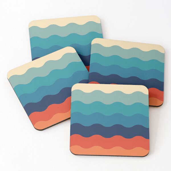 Item preview, Classic wavy Retro Colors designed and sold by Kurdish T-shirt.