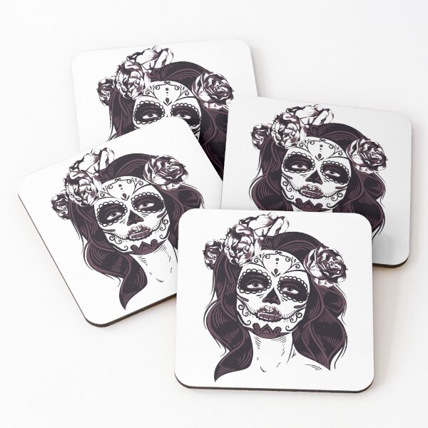 Item preview, Halloween Day of the Dead woman designed and sold by GaflariDesign.