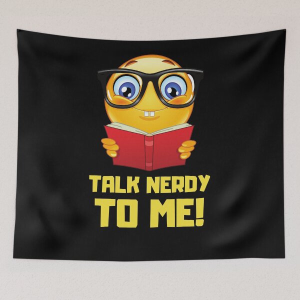 Item preview, Talk Nerdy To Me Yellow Glasses Nerd Funny Crazy designed and sold by kubix81.