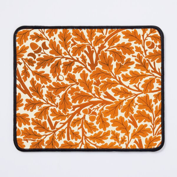 Item preview, William Morris Oak Leaves, Rust Orange and Cream  designed and sold by Marymarice.