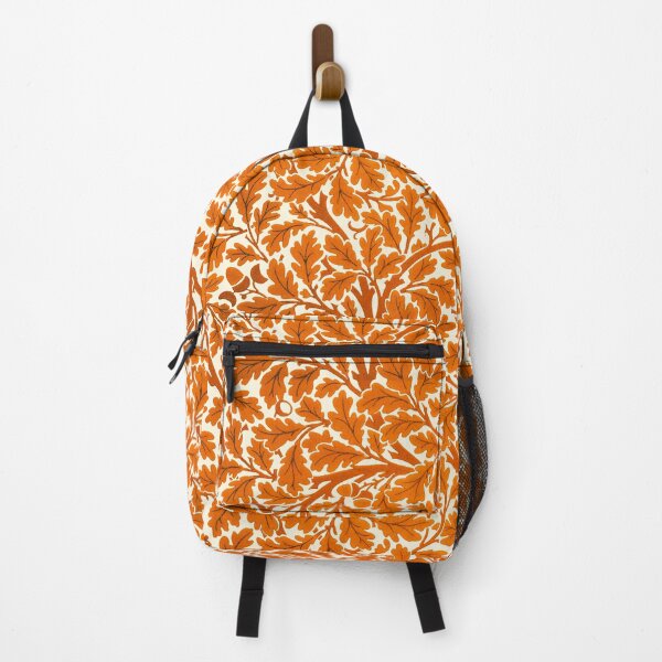 Item preview, William Morris Oak Leaves, Rust Orange and Cream  designed and sold by Marymarice.