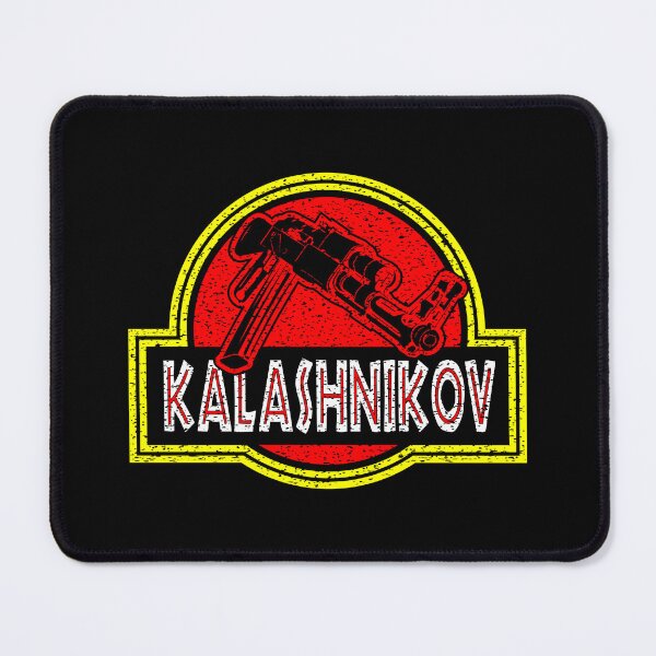 Item preview, Jurassic AK47 Avtomat Kalashnikova 1947 - Retro Badge Dinosaur Patch Logo - AK 47 designed and sold by Warhawk Designs.