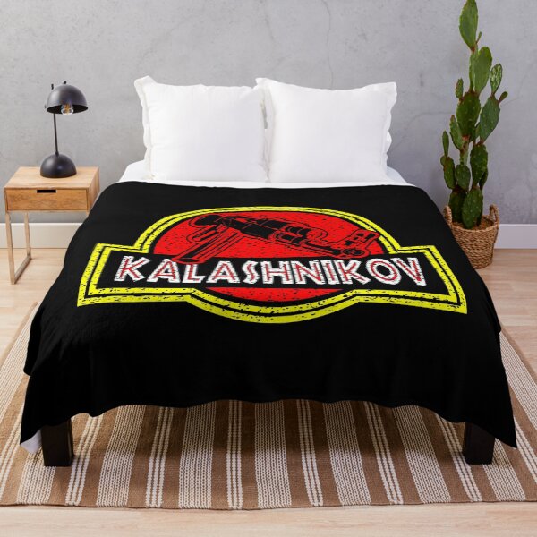 Item preview, Jurassic AK47 Avtomat Kalashnikova 1947 - Retro Badge Dinosaur Patch Logo - AK 47 designed and sold by Warhawk Designs.