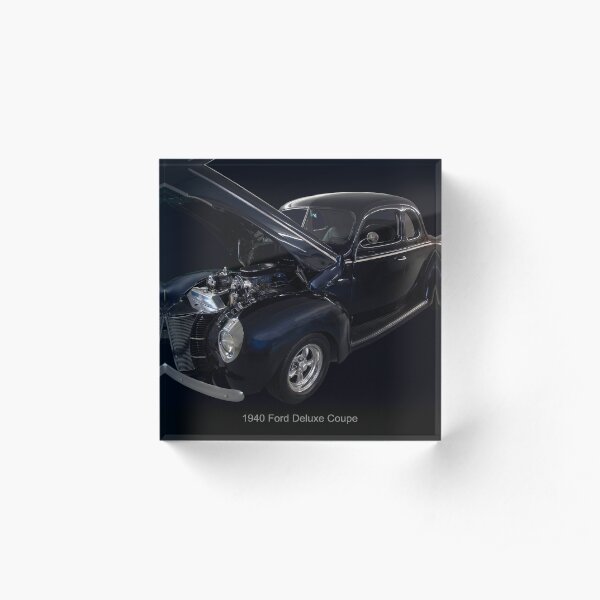 1940 Ford Deluxe Coupe Acrylic Block