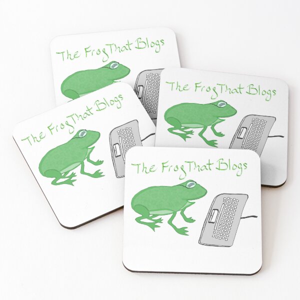 Item preview, The Frog Blogger designed and sold by fairytalearrrt.