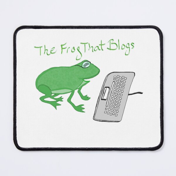 Item preview, The Frog Blogger designed and sold by fairytalearrrt.