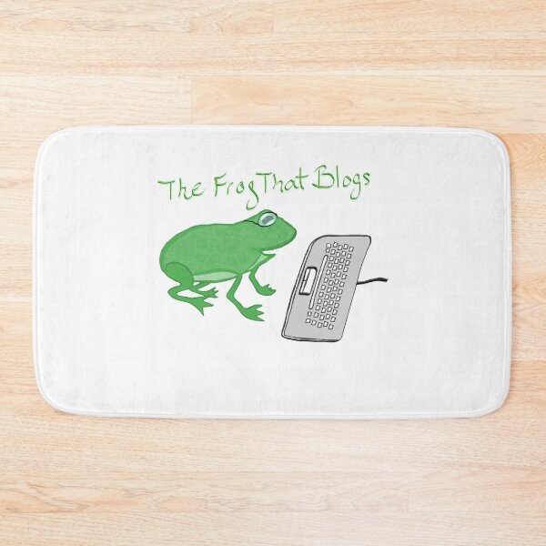Item preview, The Frog Blogger designed and sold by fairytalearrrt.