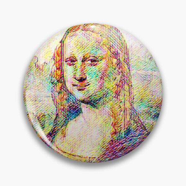 Item preview, "Mona Lisa (48)" an iconic Renaissance painting reimagined. designed and sold by thalasson.