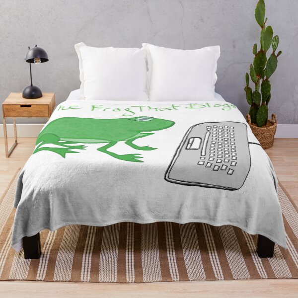 Item preview, The Frog Blogger designed and sold by fairytalearrrt.