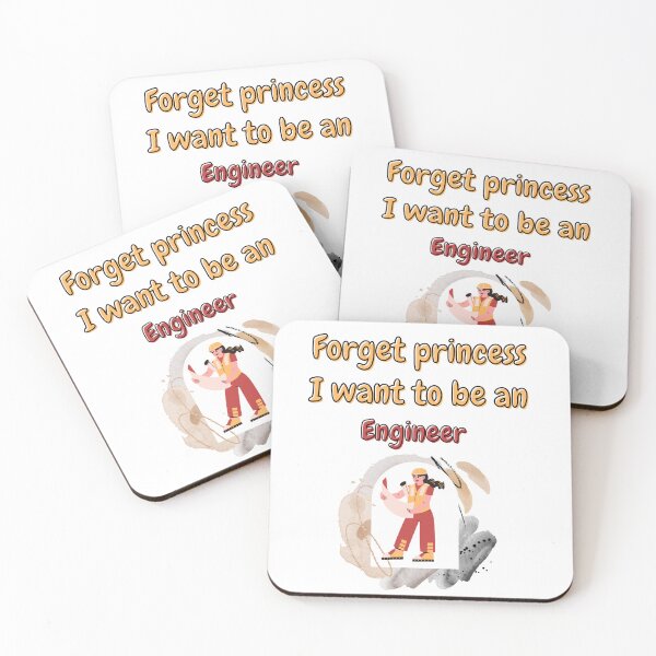 Item preview, Forget Princess I Want to Be an Engineer designed and sold by Rolmani-shop.