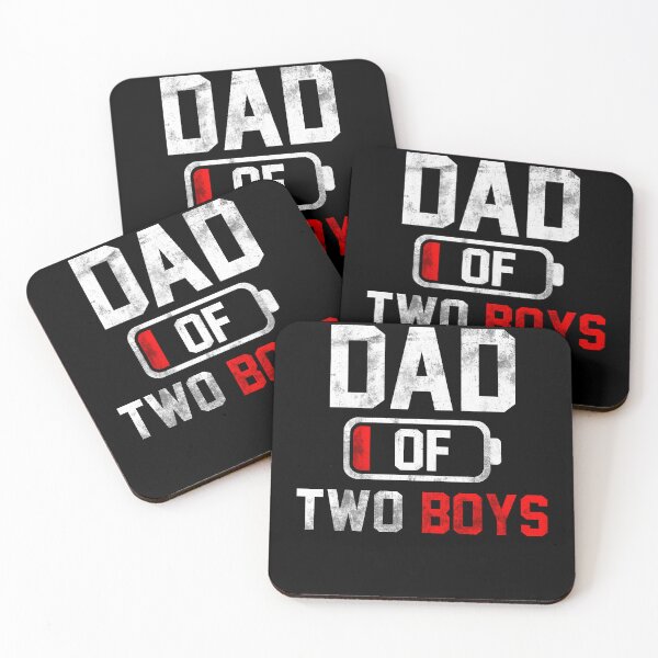 Item preview, Dad of 2 Boys Fathers Day Gift - Dad Gift for Fathers Day - Funny Fathers Day Gift for Dad from Son - Cool Dad Gift Idea designed and sold by Simeon	 Dorelus.