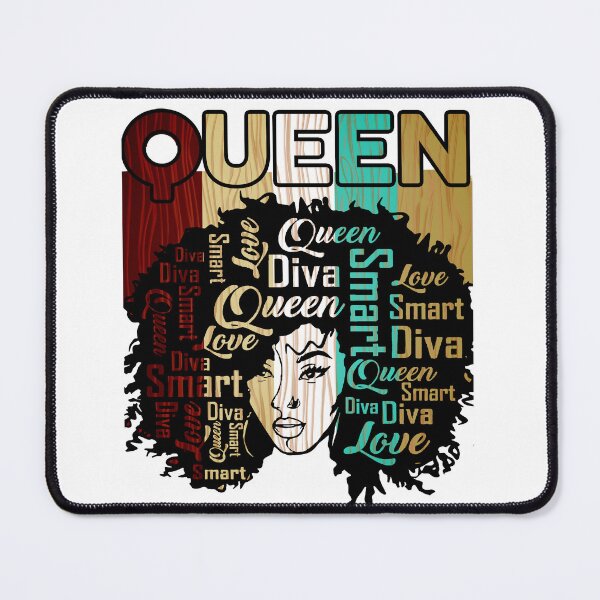 Item preview,  Smart queen diva confident Educated black woman powerful African queen love designed and sold by TILAL MOHAMMED.