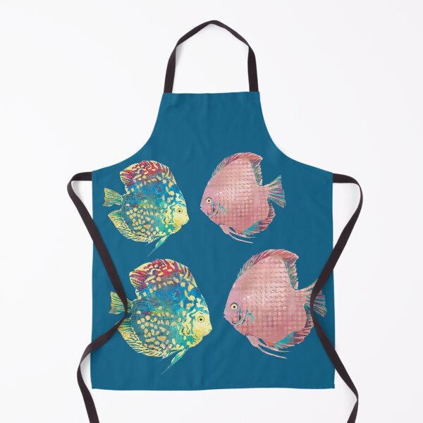Item preview, Colorful Pair of Bonded Discus Fish Stickers designed and sold by ginaisarty.