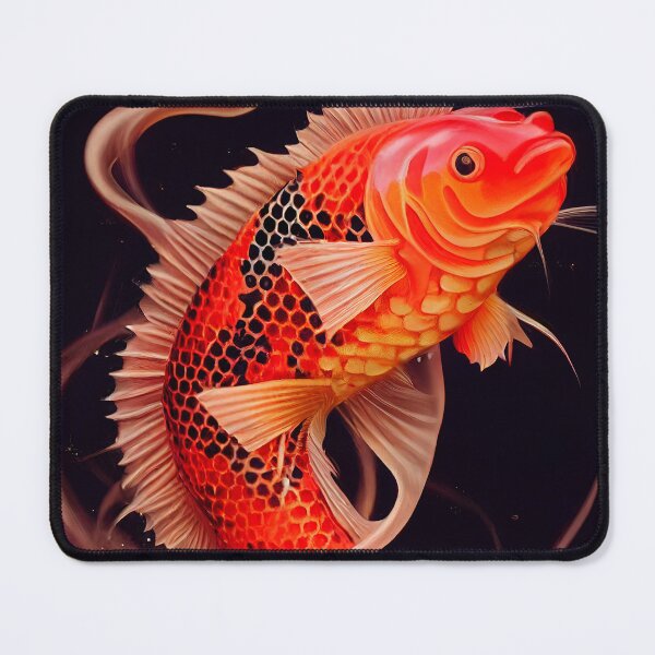Item preview, Koifish in vivid red designed and sold by Myriam Iart.