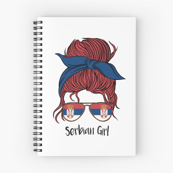 Item preview, Serbian Girl Retro Republic Of Srbija Pride Flag  designed and sold by MrEddie10.