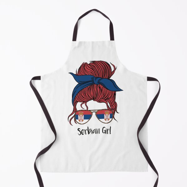 Item preview, Serbian Girl Retro Republic Of Srbija Pride Flag designed and sold by MrEddie10.