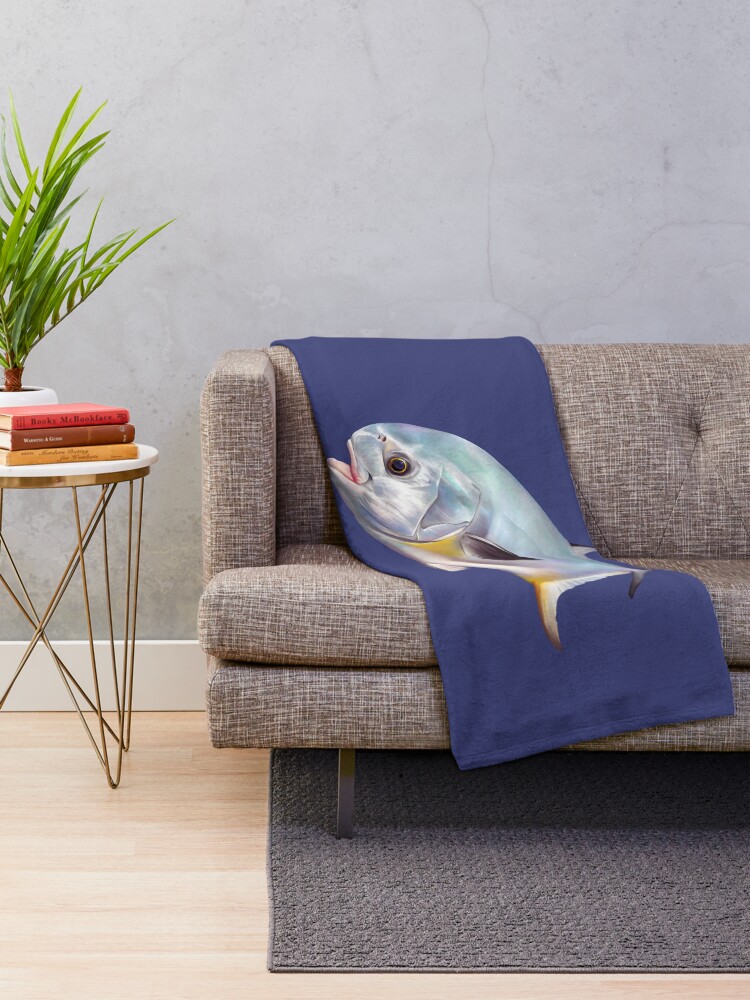 Thumbnail 2 of 6, Throw Blanket, Diving Permit designed and sold by iColor4U.