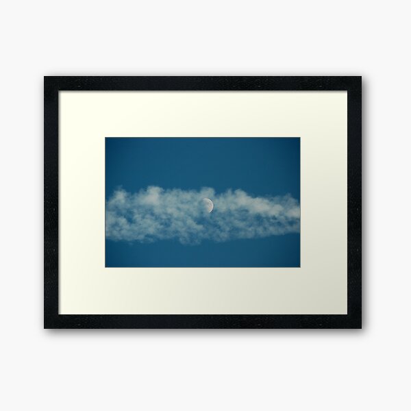 Sitting Like a Pearl Framed Art Print