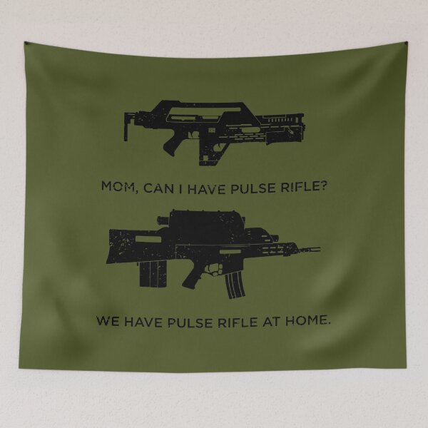 Item preview, Pulse Rifle at Home - black designed and sold by CCCDesign.
