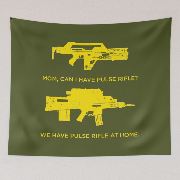 Item preview, Pulse Rifle at Home - yellow designed and sold by CCCDesign.