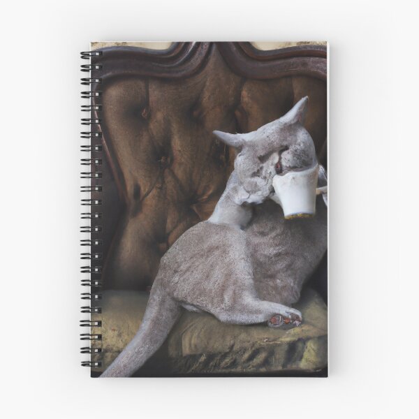 Item preview, Ike the Cat, lounging with tea (Renaissance) designed and sold by thecatandkettle.