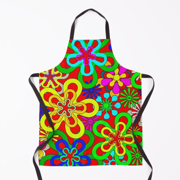 Item preview, Retro Neon Colors Flowers, Hippy Flowers designed and sold by MyArt23.