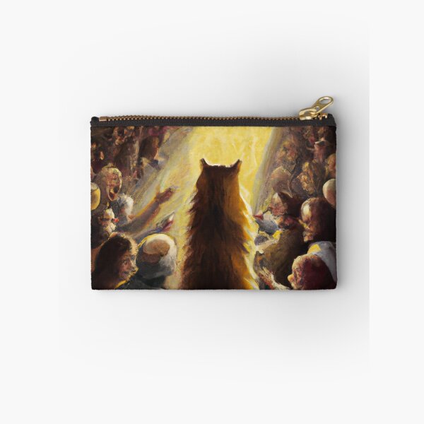 Item preview, Leo the Cat, preaching to a crowd (High Renaissance) designed and sold by thecatandkettle.