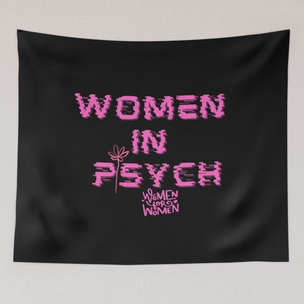 Item preview, Women in Psych Pink and Red Sticker  designed and sold by harry mac.