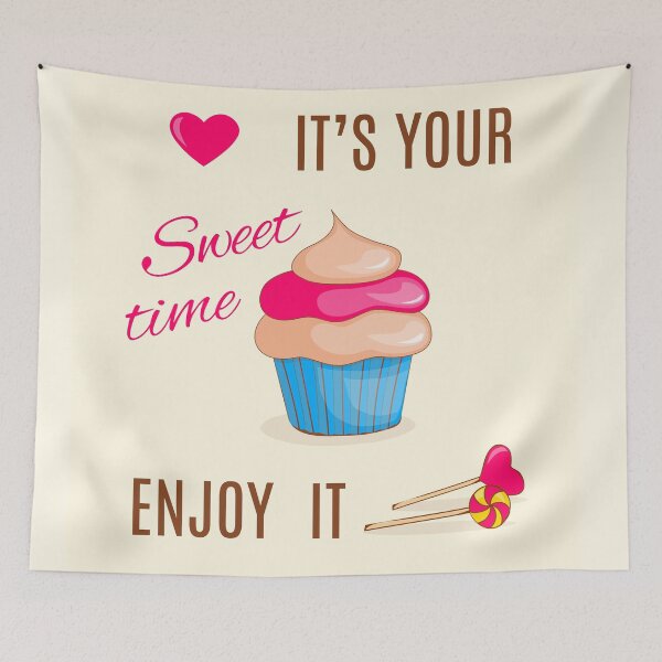 Item preview, sweet time with cupcake designed and sold by AlinNova.