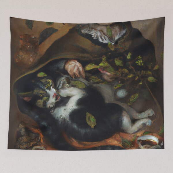Item preview, Gideon the Cat, causing a hassle (Baroque) designed and sold by thecatandkettle.