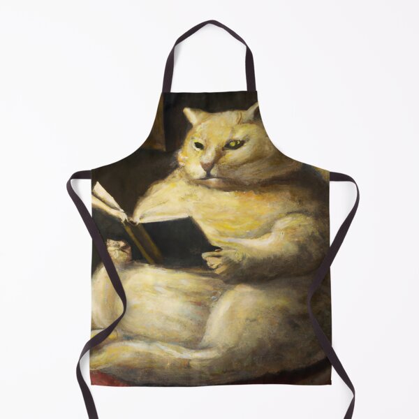 Item preview, Francis the Cat, lounging with a book (Baroque) designed and sold by thecatandkettle.