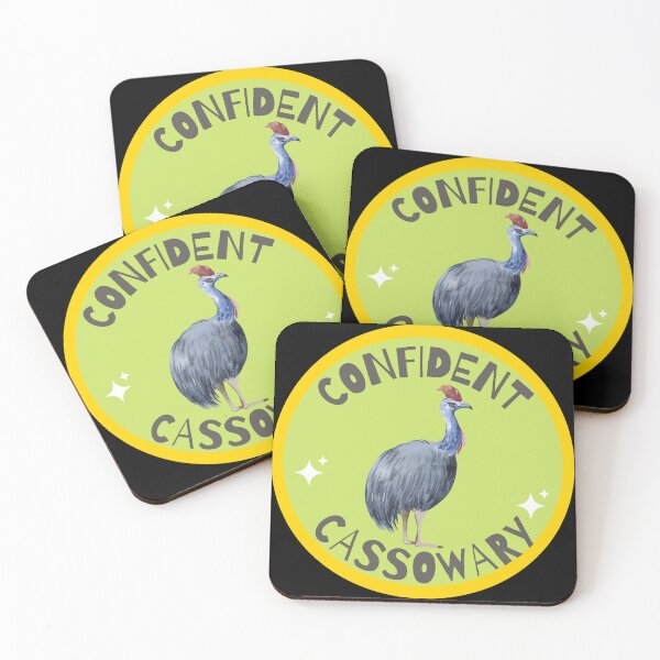 Item preview, Confident Cassowary motivational designed and sold by Bright76.