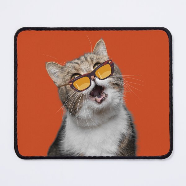 Item preview, Funny Cute Cat With Funky Glasses N1 designed and sold by iziskosmos.