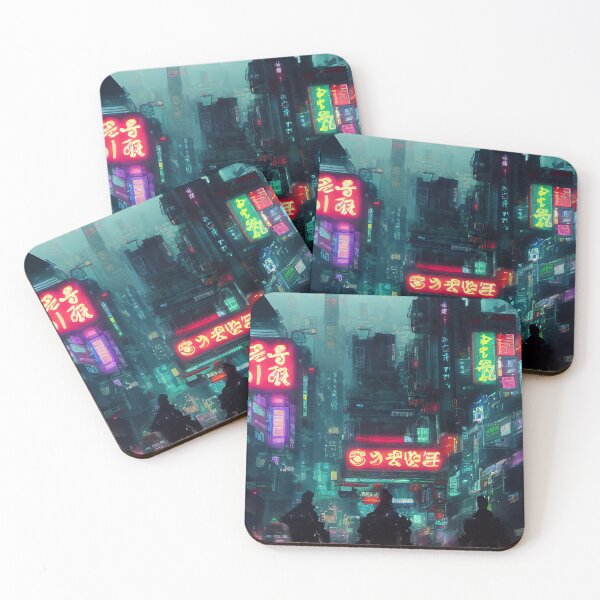 Item preview, Cyberpunk city designed and sold by Jada-Art-Shop.