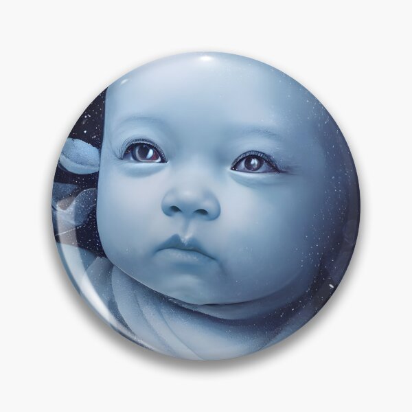 Item preview, Astral Baby Star Child in Space designed and sold by MythicPrompts.