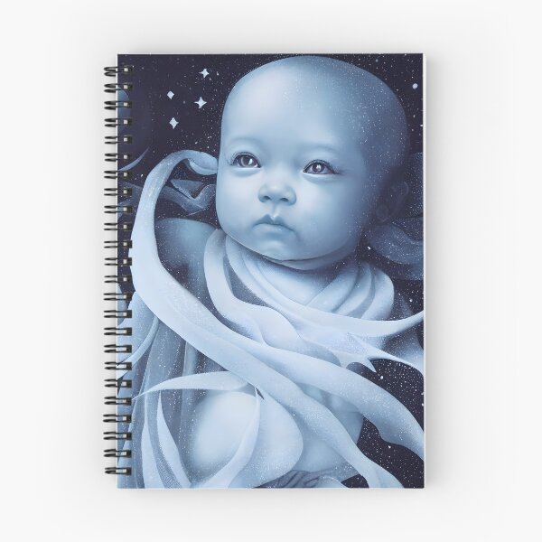 Item preview, Astral Baby Star Child in Space designed and sold by MythicPrompts.
