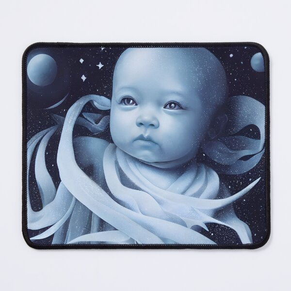 Item preview, Astral Baby Star Child in Space designed and sold by MythicPrompts.