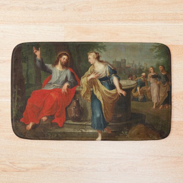 Item preview, Christ and the Woman of Samaria at the Well | Circle of Peter Paul Rubens | 1630 Renaissance Gospel Biblical Art designed and sold by CJET.