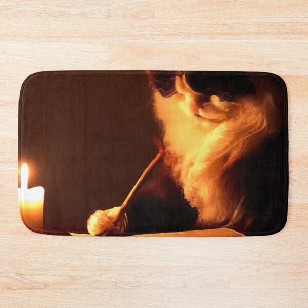 Item preview, Marat the Cat, writing by candlelight (Baroque) designed and sold by thecatandkettle.