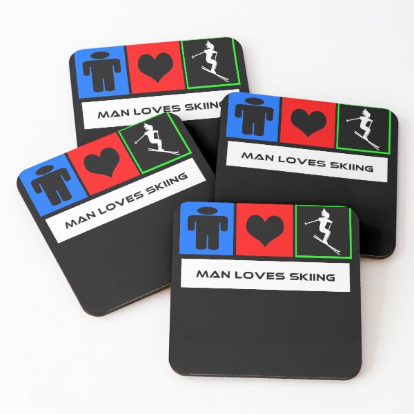 Item preview, Man Loves Skiing designed and sold by porfysoundtrack.